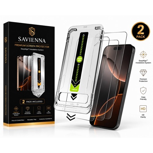 2pack tempered glass screen - 2pack,