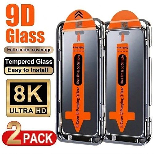 2pcs tempered glass screen - hd,