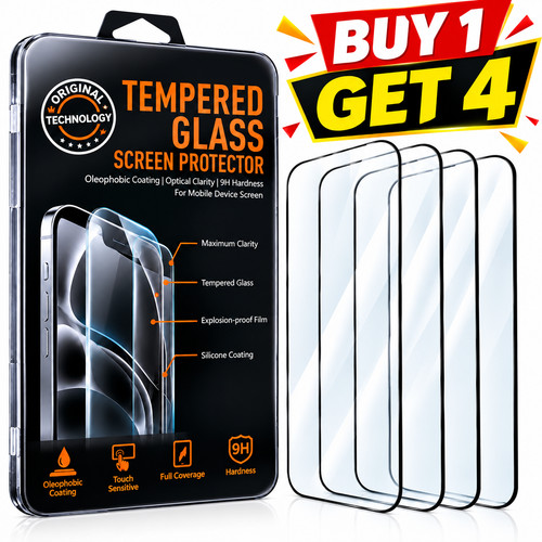 Tempered glass screen - tempered,